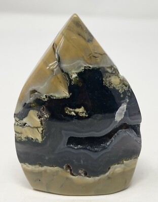 Volcano Crystal Freeform Teardrop Sparkly Druzie  UV Reactive