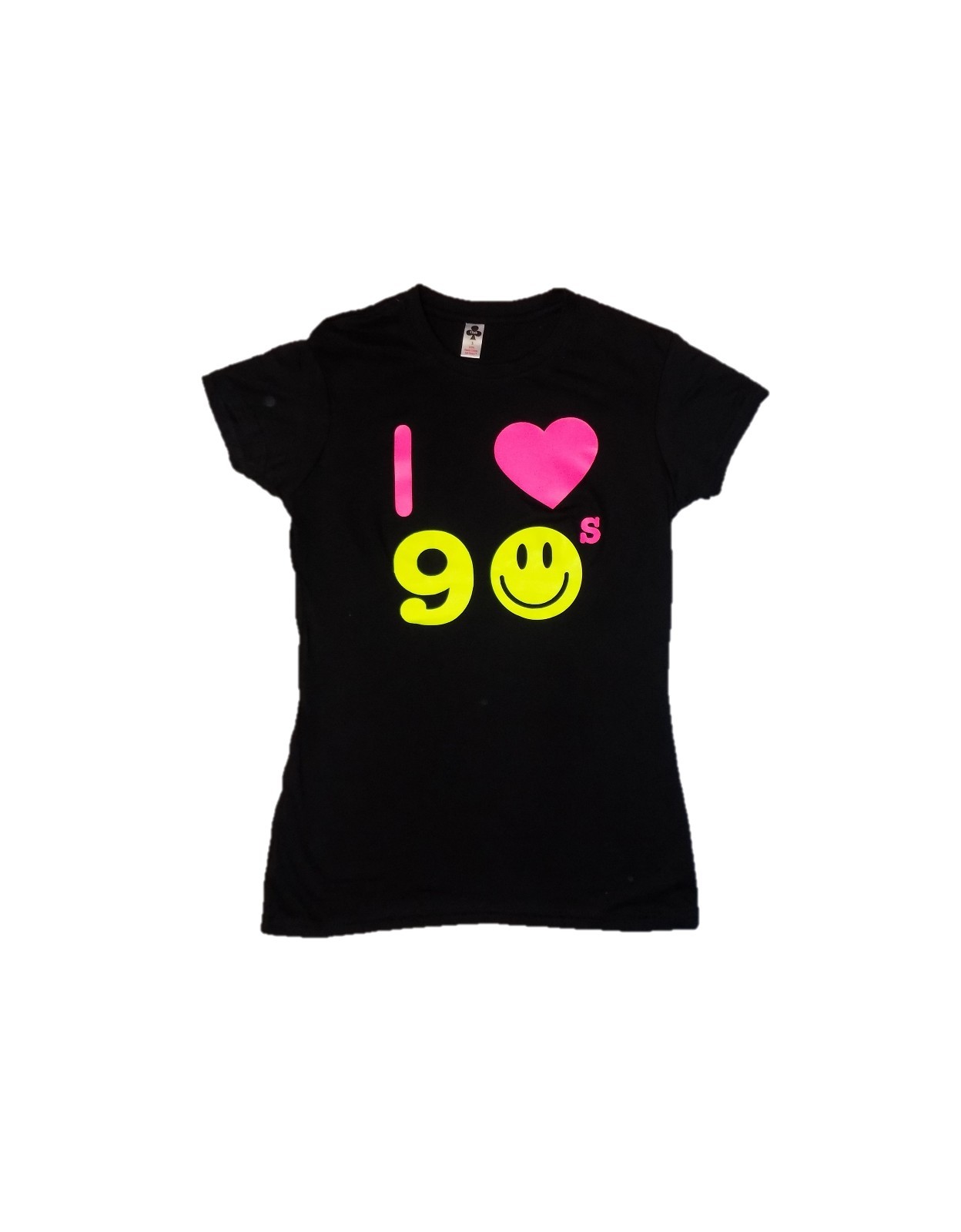 I Love 90s Neon Rainbow Tutu Skirt 90's Flo Fancy Dress T 