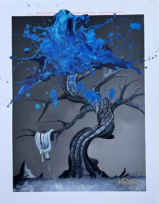 Forged By Passion Authentic Mixed Media On Canvas Painting By Kre8