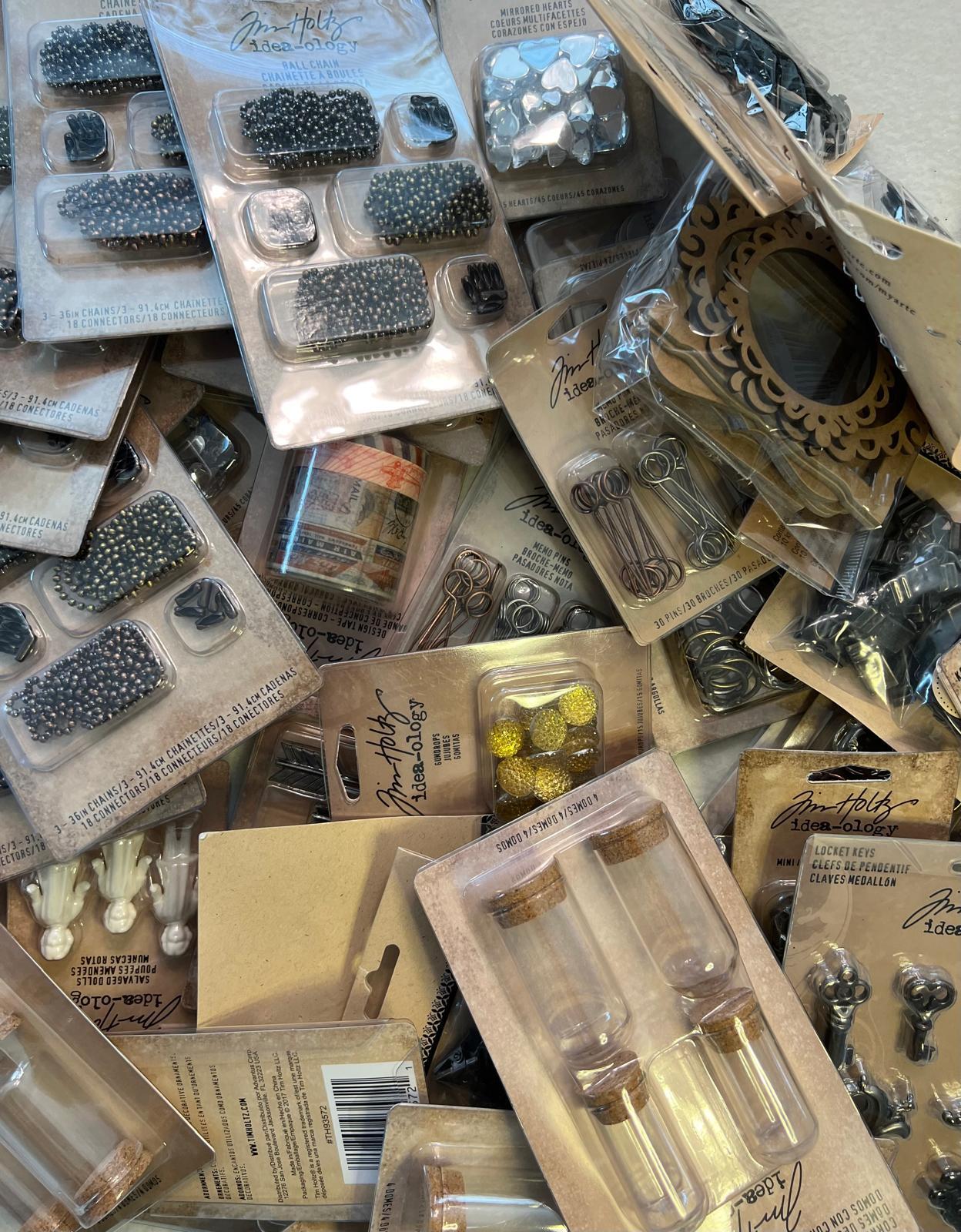 NEW Tim Holtz Idea-ology Embellishments Metal Mixed Media PICK ONE OF 17 TYPES!