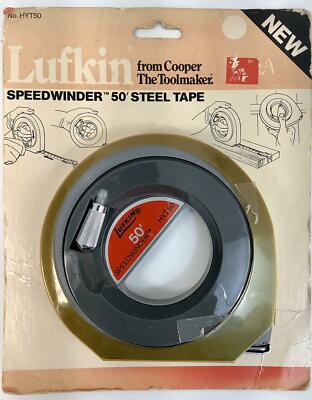 Cooper The Toolmaker Lufkin SpeedWinder 50' Steel Tape No. HYT50/9586
