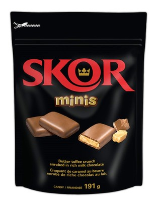 Chocolate Candy Bars with Buttered Toffee, Minis, 191 Gram
