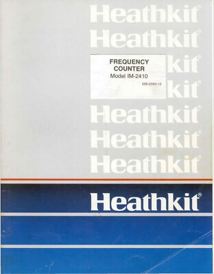 Assembly Manual Guide For Heathkit IM-2410