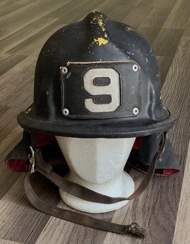 Cairns & Bro Firefighter Fiberglass Helmet With Leather