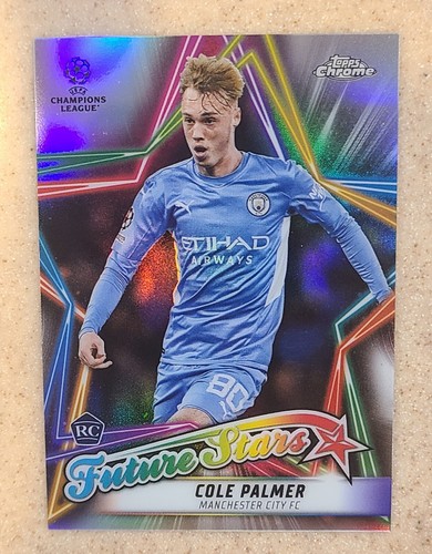 topps 2022 Cole Palmer  サイン ルーキー RC Cole Palmer 2022-23 Topps Chrome UEFA Club Competitions