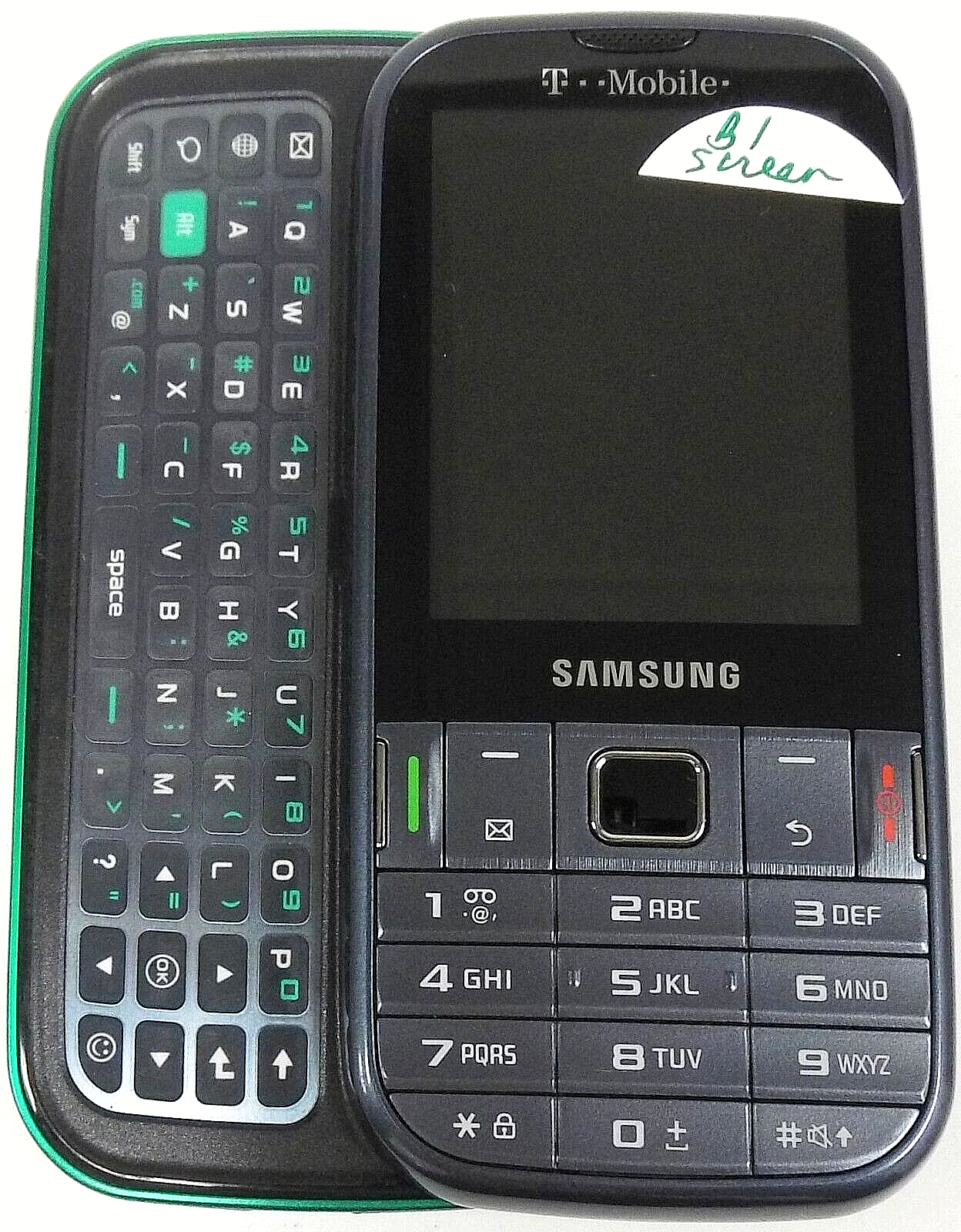 Samsung スマートフォン ダークブルー Samsung Seek SPH-M350 - Black and Blue ( Boost Mobile