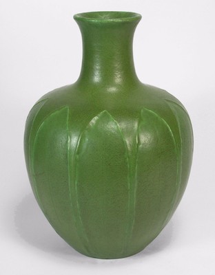 Grueby Pottery matte green 13