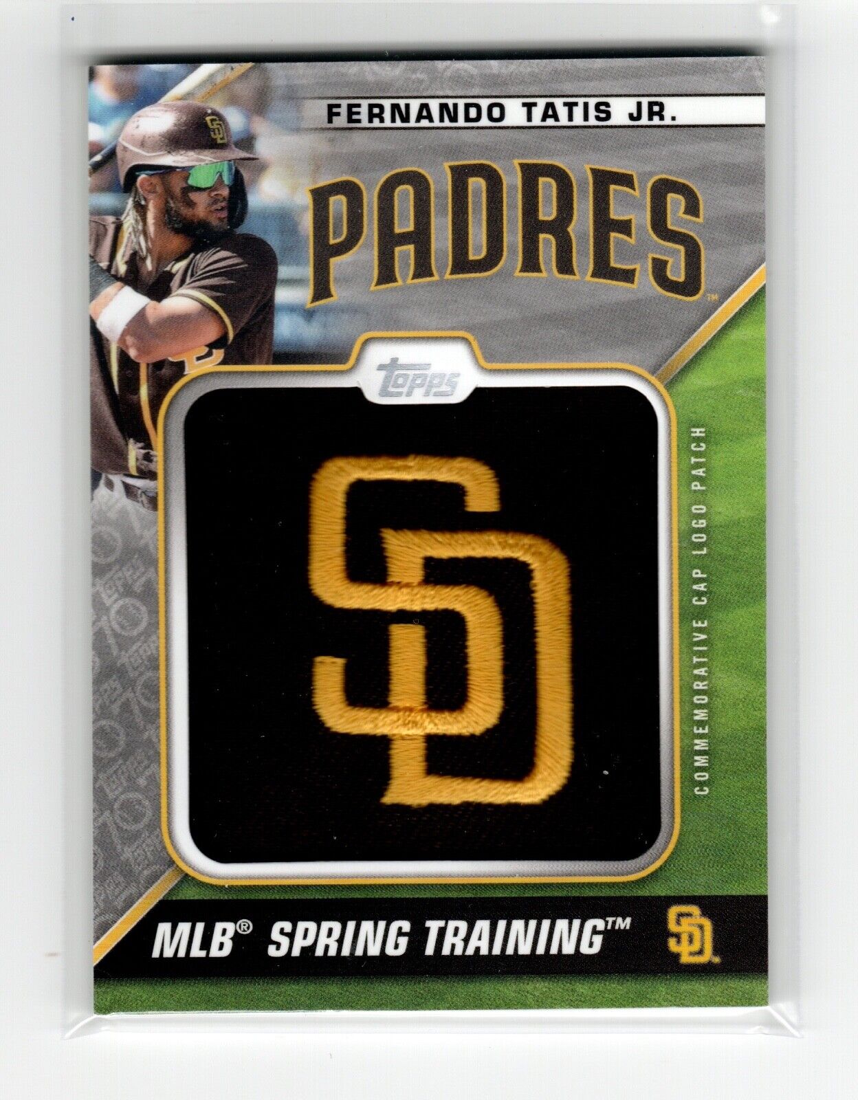 Fernando Tatis Jr 2021 Topps Cap Logo Patch Card 70th Fernando Tatis Jr 2021 Topps Cap Logo Patch Card 70th