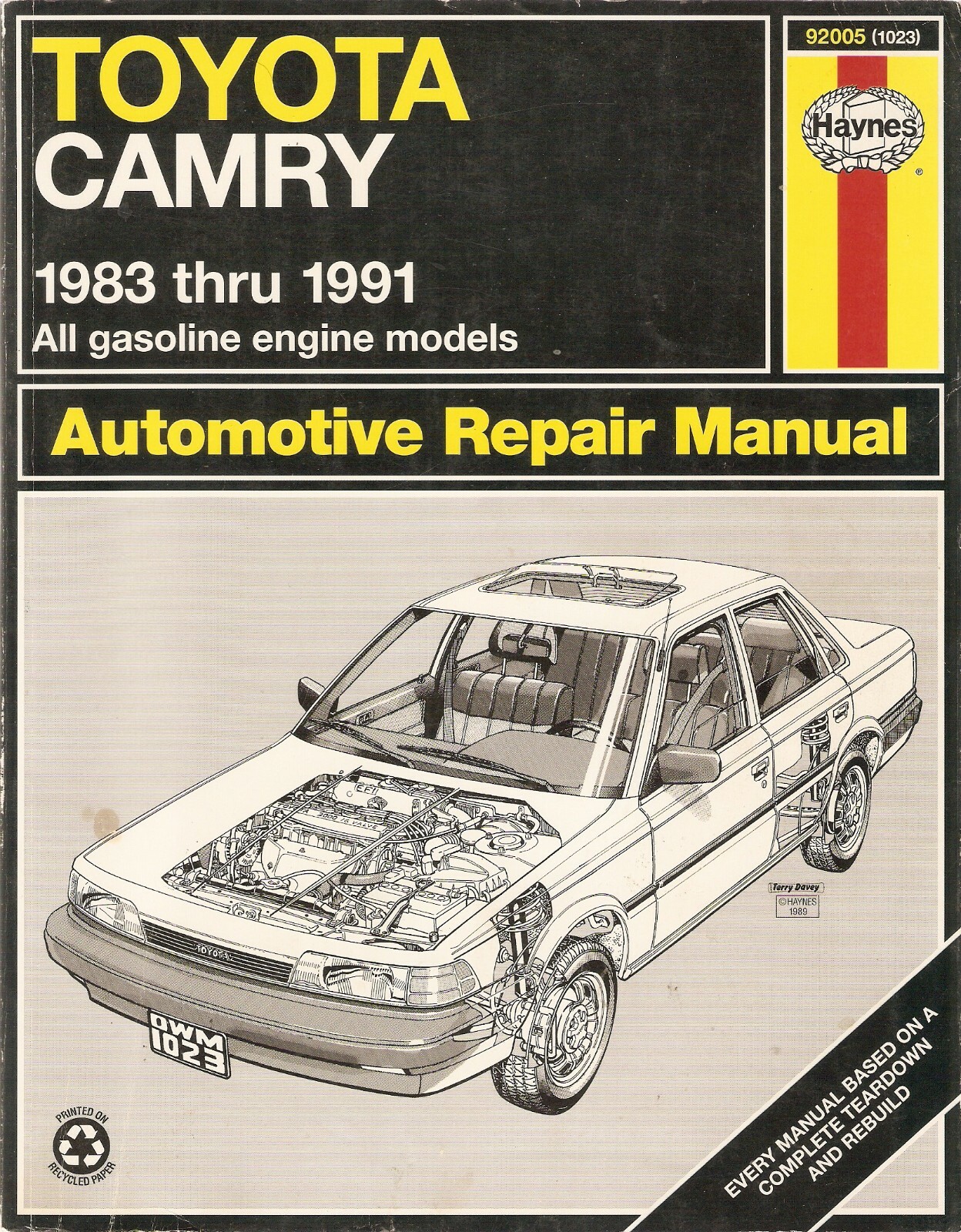 Haynes Toyota Camry 19831991 Repair Manual のeBay公認海外通販｜セカイモン
