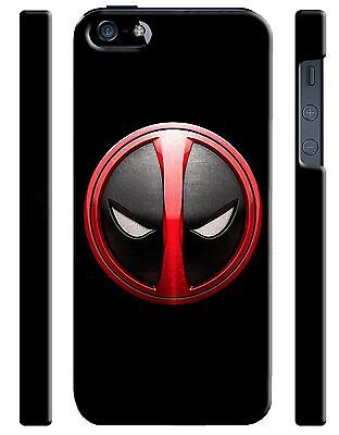 Iphone 4s 5 5s 5c 6 6S 7 8 X XS Max XR Plus Hard Cover Case Deadpool Logo 18