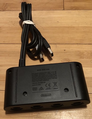 *USED* WIIU Gamecube Controller Adapter Official WUP-028