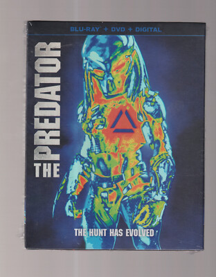 The Predator (Blu-ray & DVD, 2018 Film) Target Exclusive w/book New #0724CW