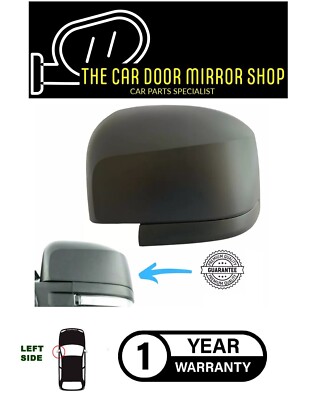 Fits MAN TGE 2017 to 2024 Left Side Black Upper Wing Mirror Cover Replacement