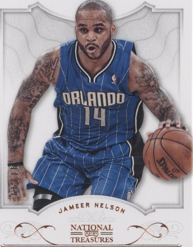 2012-13 Panini National Treasures - Jameer Nelson #25