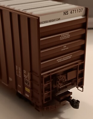 NEW Custom HO Athearn 60' Gunderson Box Car Norfolk Southern #471137