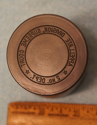 APPELLATE DIVISION SUPREME COURT 2ND DEPT Badge Ring STEEL STAMPING DIE JN681 