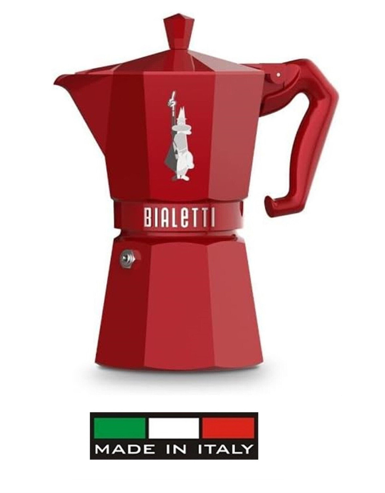 Bialetti Moka Exclusive: Bialetti Coffee Maker 6 Cups Red