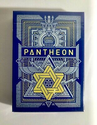 Pantheon Azure Playing Cards Limited Edition Deck by Giovanni Meroni USPCC