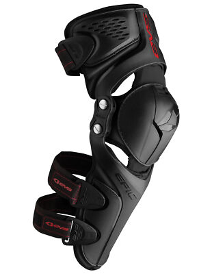 EVS Epic CE Knee & Shin Protector Guards/Pads Black/Red SM/MD