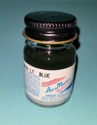 Aeromaster 9074 W.W.II Soviet VVS Light Blue enamel paint color 1/2 oz.