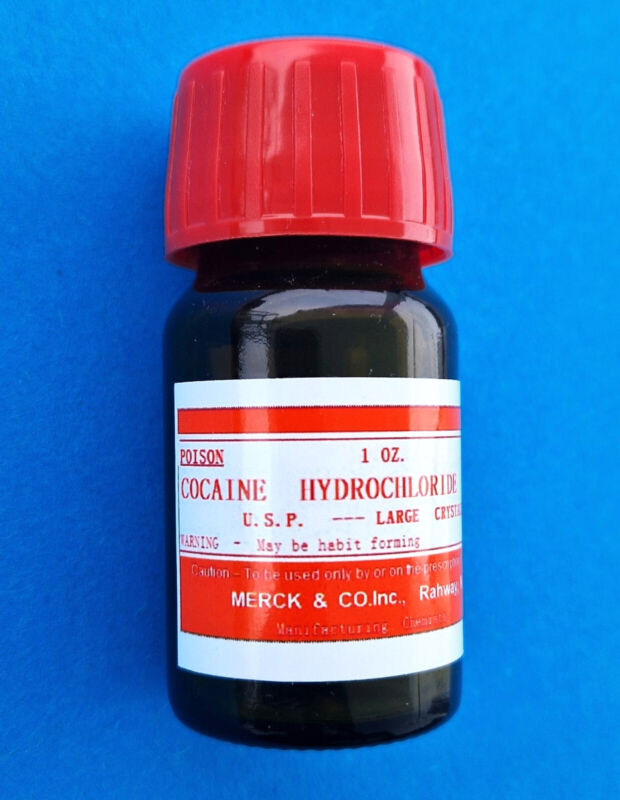 Medicine bottle COCAINE Mercx  (empty)