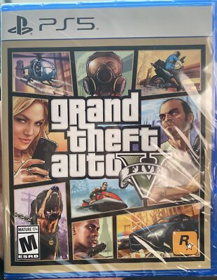 Grand Theft Auto V GTA 5 - PS5 - Brand New | Factory Sealed