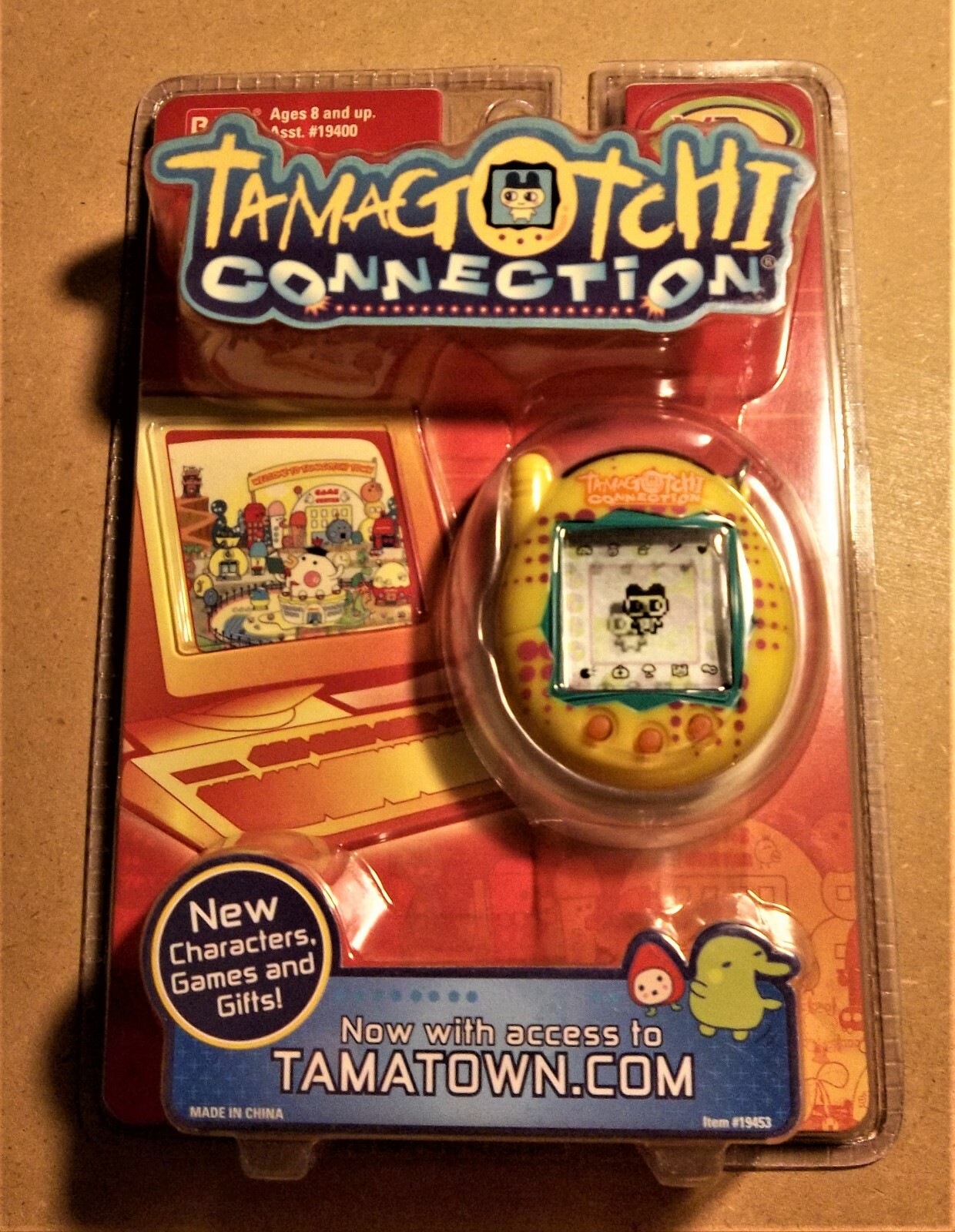 New Tamagotchi Connection Version 3 Yellow With Purple Dots