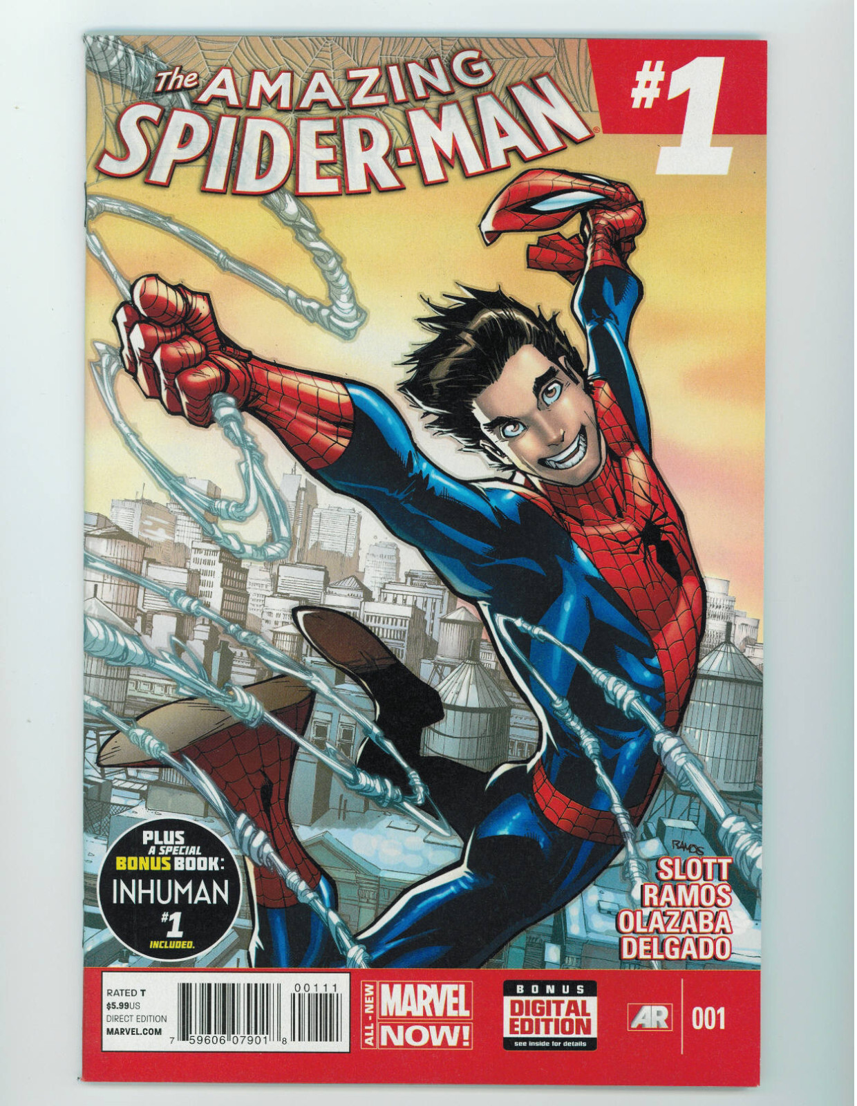 Amazing Spider-Man v3 #1 NM/MT Marvel NOW 1st Cindy Moon