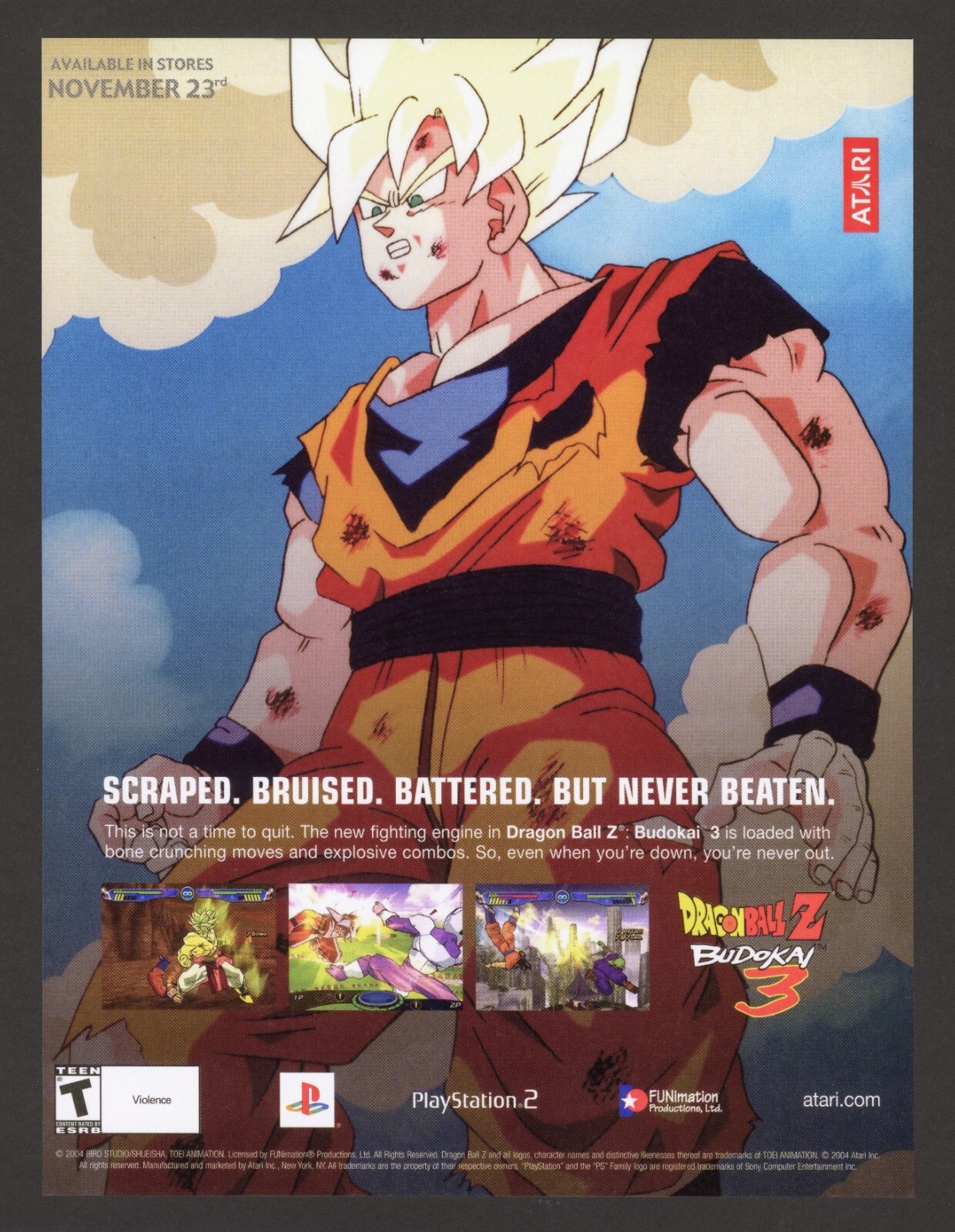 ドラゴンボールZ PS2 販売促進ポスター NOWONSALE ドラゴンボールZ PS2 販売促進ポスター NOWONSALE
