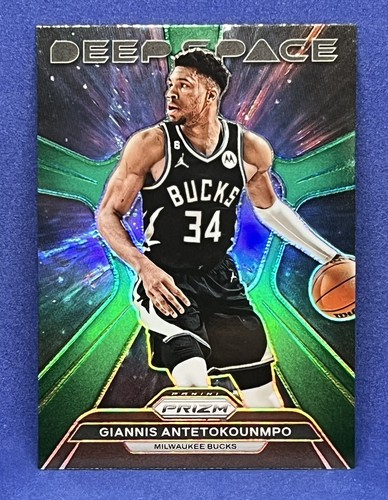 2023-24 Panini Prizm Giannis Antetokounmpo Deep Space Silver Prizm