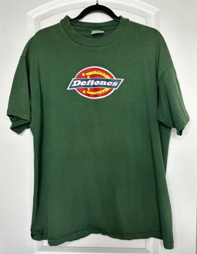 RARE VTG 90s Deftones Adrenaline Tour 1996 Dickies Shirt