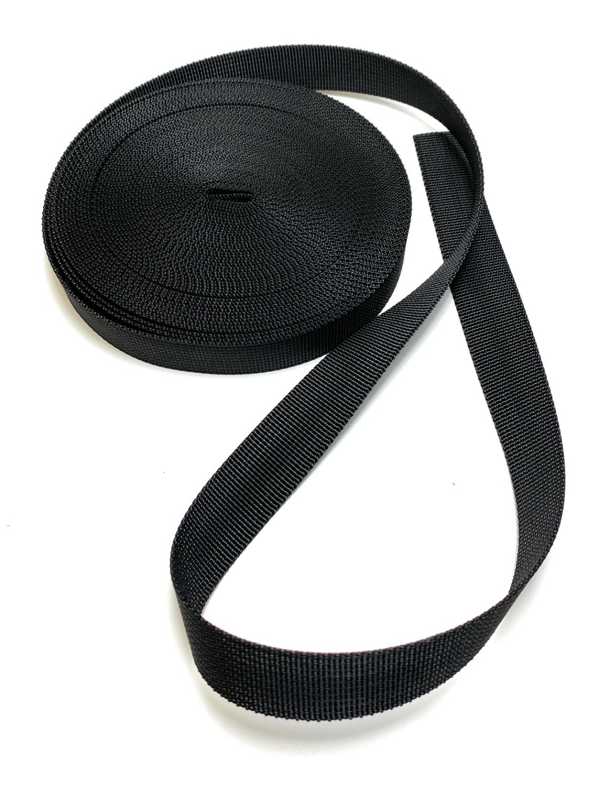 10, 20, 38, 50, 75mm Wide Black Nylon Heavy Duty Polypropylene bing