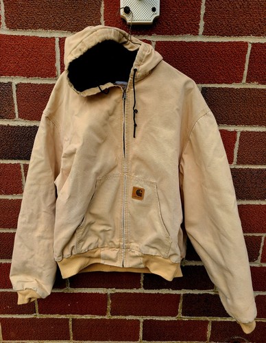 Vintage Carhartt Hooded Quilted Duck Canvas Work JQ295