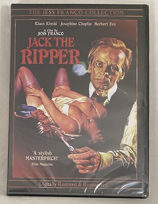 Jack the Ripper DVD NEW SEALED The Jess Franco Collection 1976 Klaus Kinski
