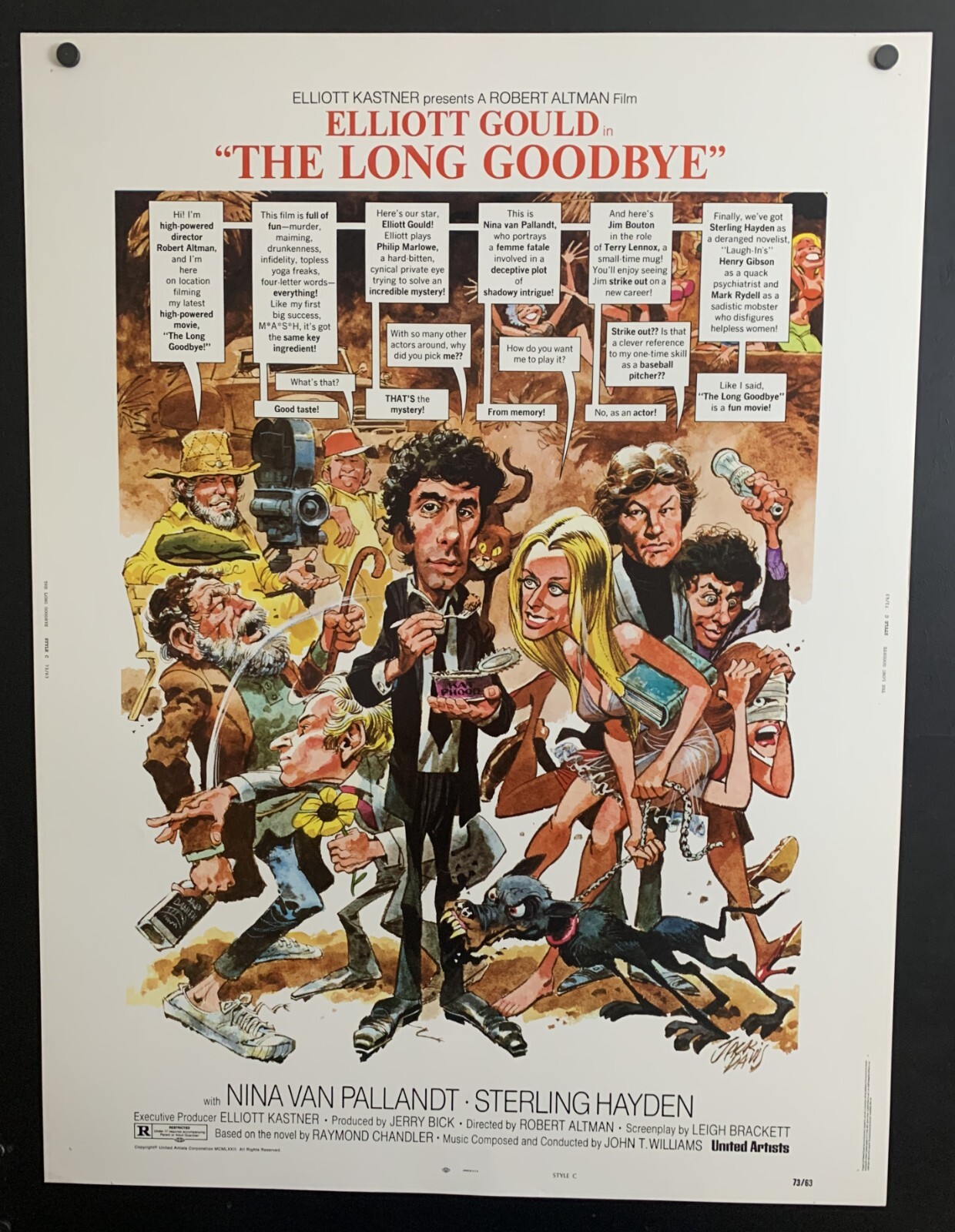 1973年公開『ロング・グッドバイ』のチラシ 1973年公開『ロング・グッドバイ』のチラシ 最新最全の 1973年