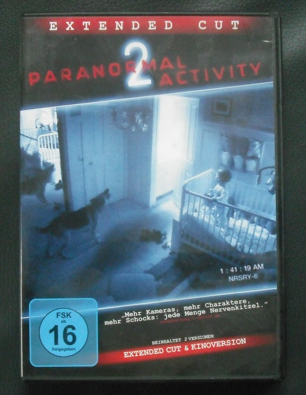 Dvd: Paranormal Activity 2 Extended Cut & Kinoversion