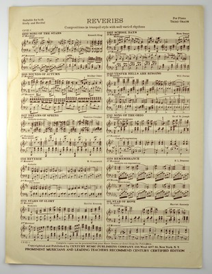 Bells of Moscow Prelude Op. 3 No.2 Simplified Rachmaninoff  1922 sheet music