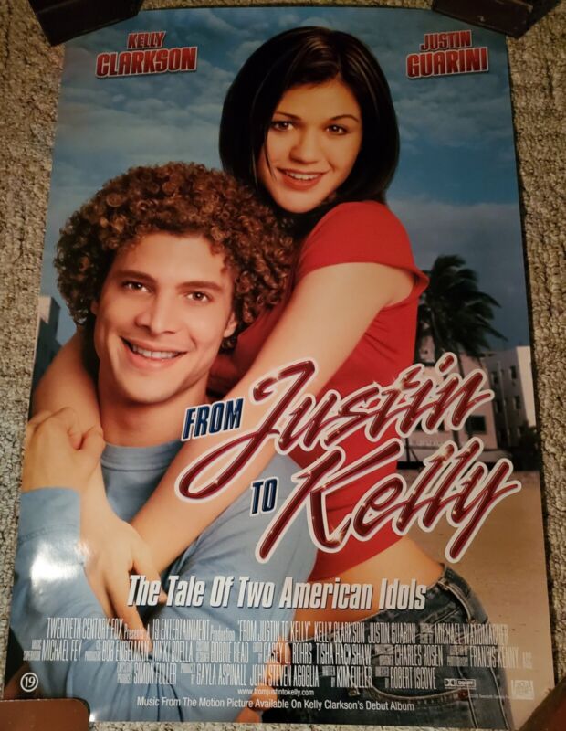2003 From Justin to Kelly Promo Movie Poster. Kelly Clarkson