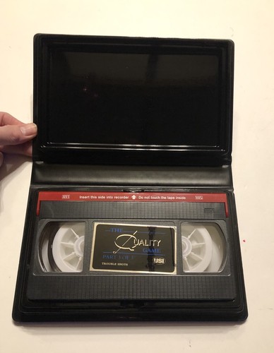 The Quality Game Three Part Series VHS EX Cond.