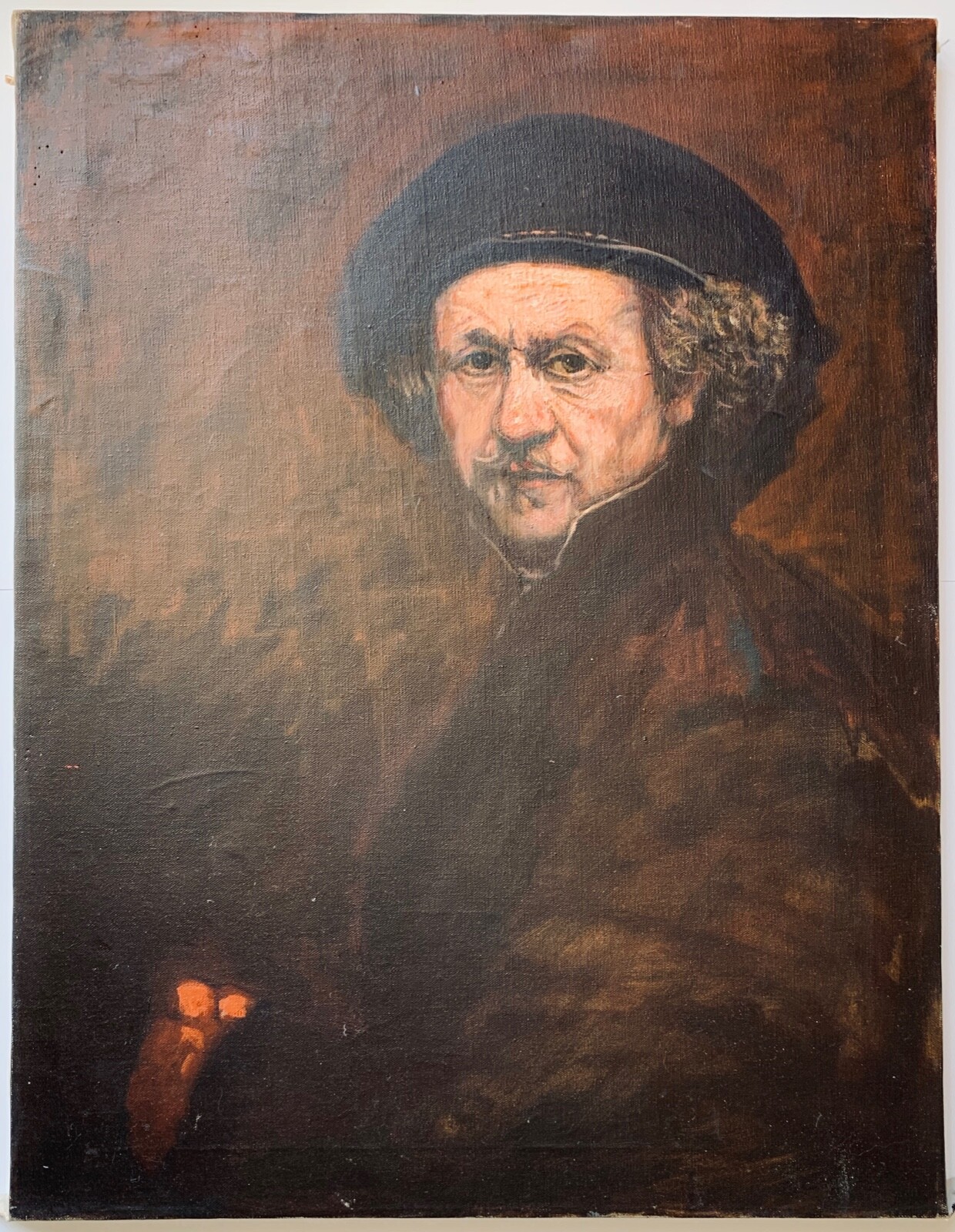 Self-Portrait (1659) after Rembrandt van Rijn (Dutch, 1606