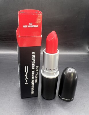 MAC Amplified Crème Lipstick 0.1oz/3g Just Wondering 133 New in Box