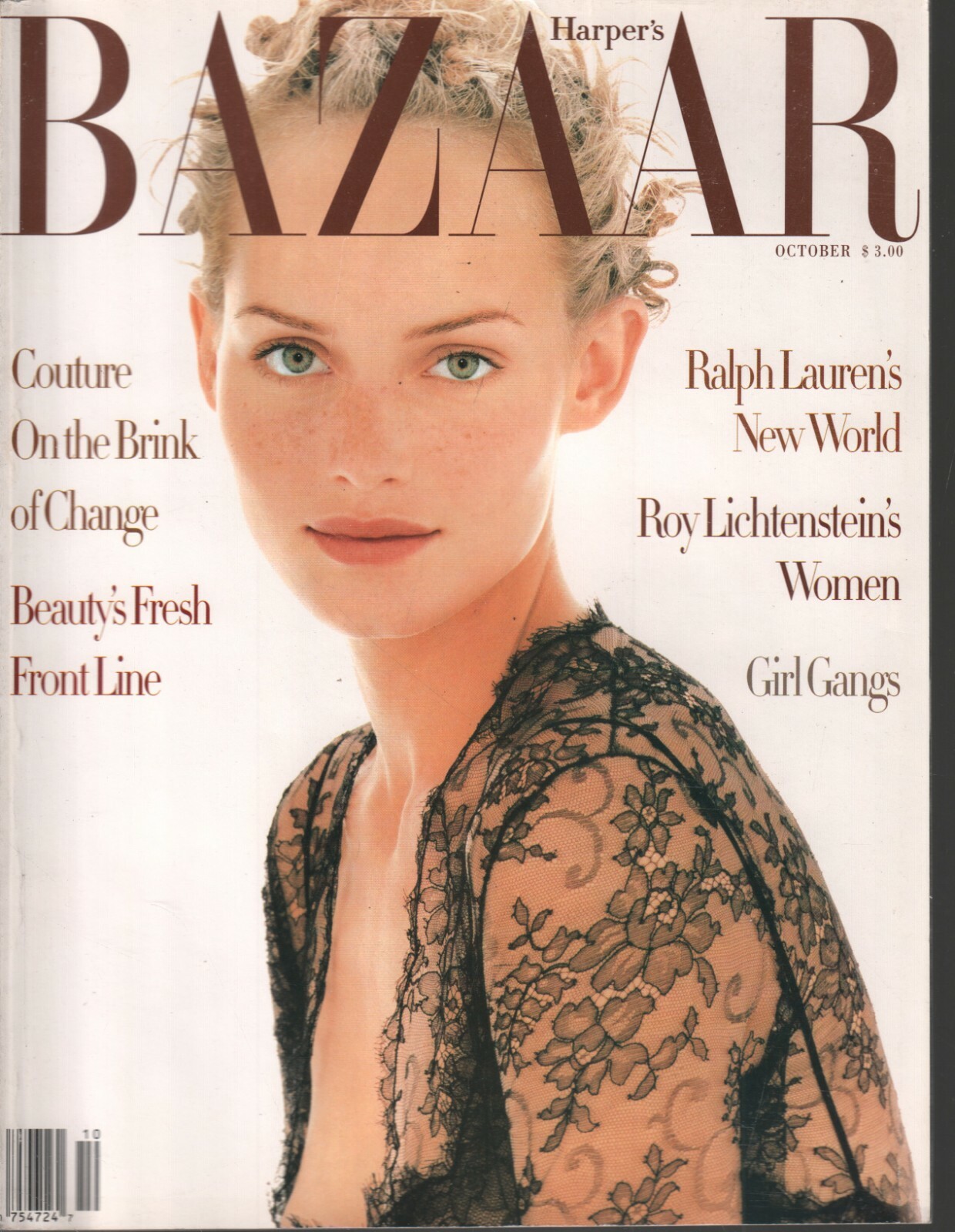 Harper’s bazaar (U.S) /1993〜1994 全9冊 Harpers's Bazaar US Oct 1994 Original America Foreign