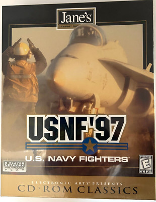 VINTAGE Janes USNF '97 US Navy Fighters CDROM PC Classics **NEW IN BOX SEALED** 