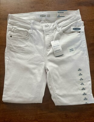 Old Navy Rockstar Super Skinny Built-In Sculpt + Clean Slate Jeans - Size 12