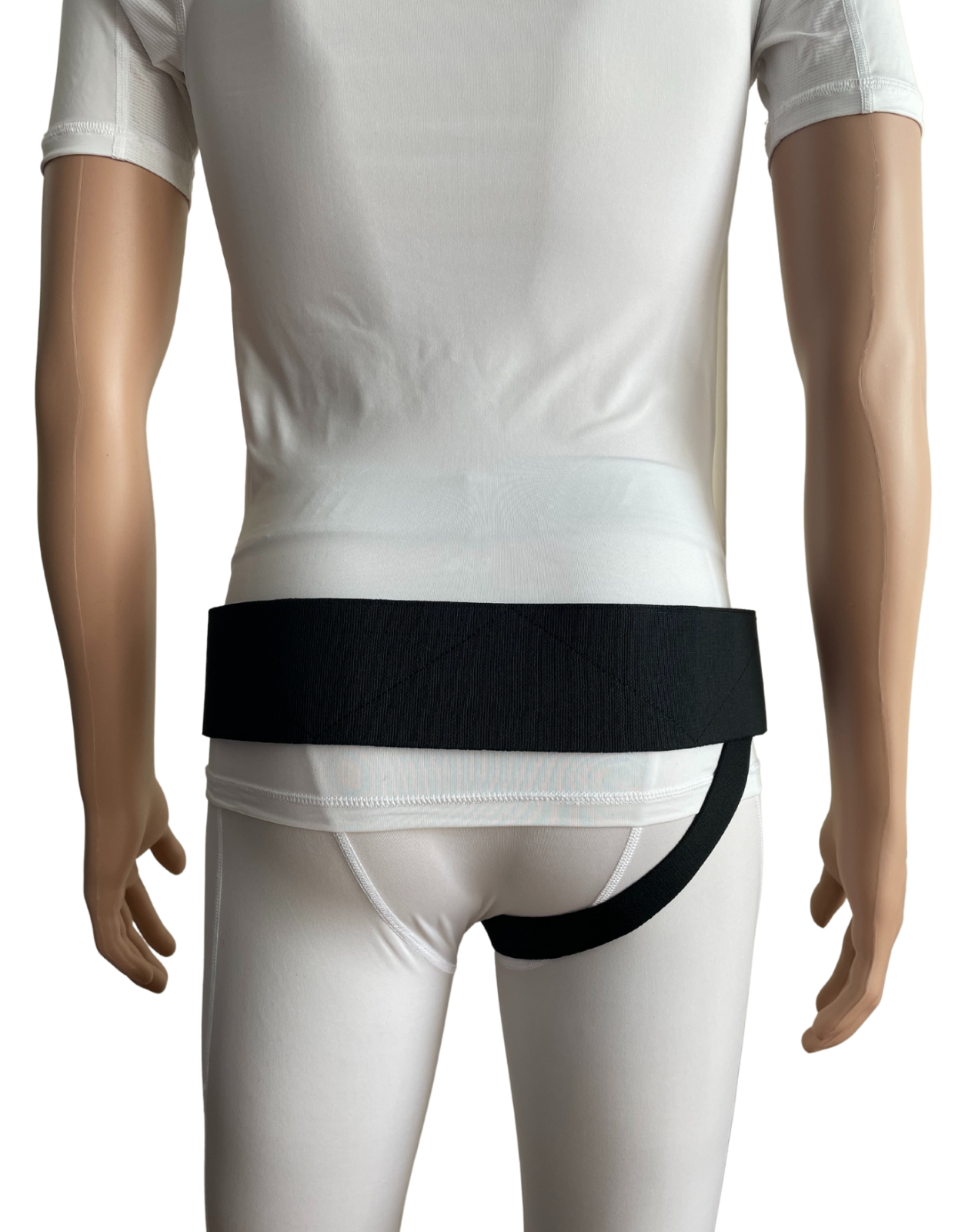 FlexaMed Inguinal Hernia Groin Belt Black | Left, Right or or Bilateral