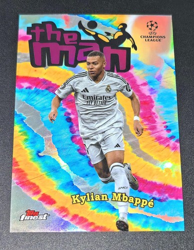 2024-25 Topps Finest UEFA Kylian Mbappe The Man Case Hit SSP