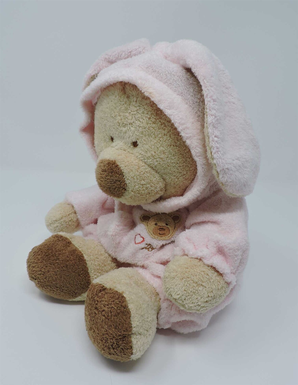 Baby Ty Pluffies PJ Bear Bunny Removable Pajamas Plush TyLux Love To Baby 12