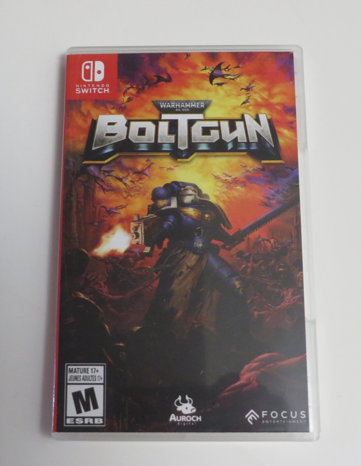 Replacement Case (NO GAME) Warhammer 40,000 Boltgun