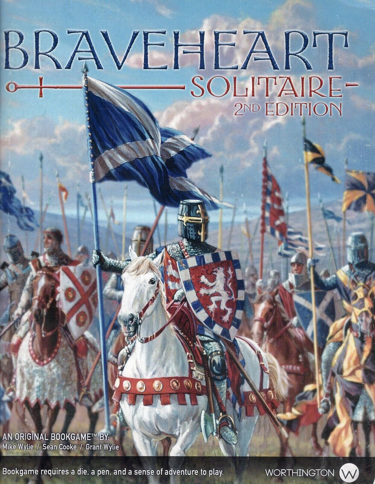 Книжная игра Worthington Games Braveheart Solitaire 2-е издание 2022 года выпуска, Новая Зеландия, Быстрая доставка