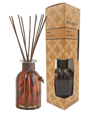 Pier 1 Reed Diffuser Oil Set Home Fragrance Oil Ember 10 oz Air Freshener